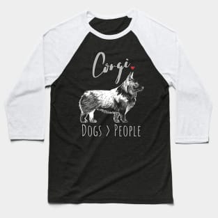 Corgi - Dogs > People Baseball T-Shirt